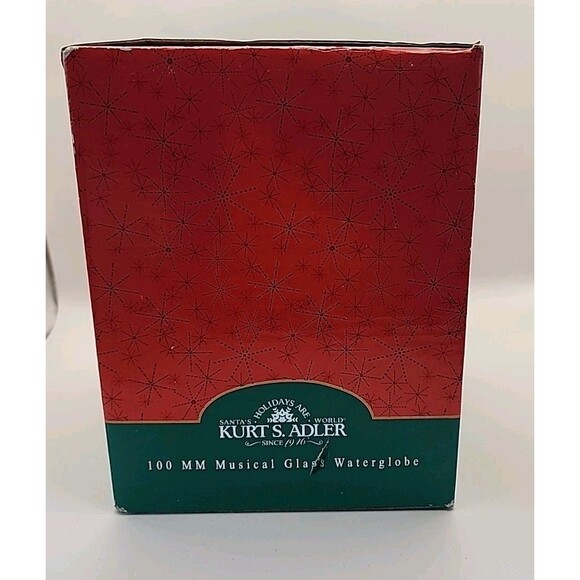 Kurt Adler Holy Family Musical Waterglobe Silent Night Christmas Nativity Scene - Picture 4 of 10